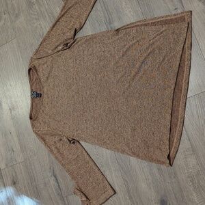 Clara Sun Woo asymmetrical hem space dye slit tunic top